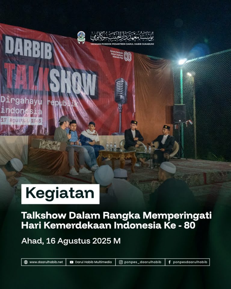 Talkshow Santri Darul Habib Meriahkan Hari Kemerdekaan RI ke-80
