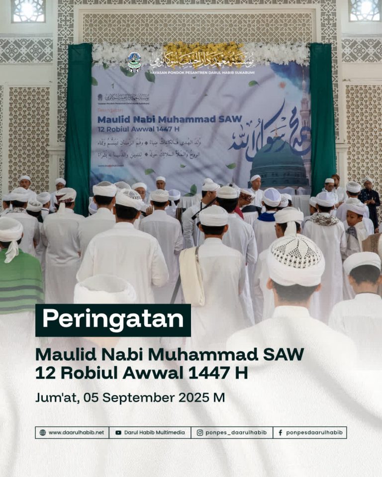 Peringatan Maulid Nabi Muhammad SAW 12 Robiul Awwal Di Pondok Pesantren Darul Habib