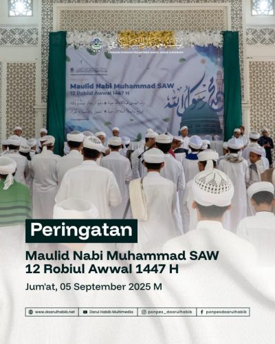 Peringatan Maulid Nabi Muhammad SAW 12 Robiul Awwal Di Pondok Pesantren Darul Habib