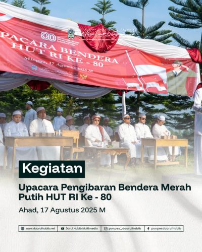 Upacara Pengibaran Bendera Merah Putih HUT RI Ke - 80
